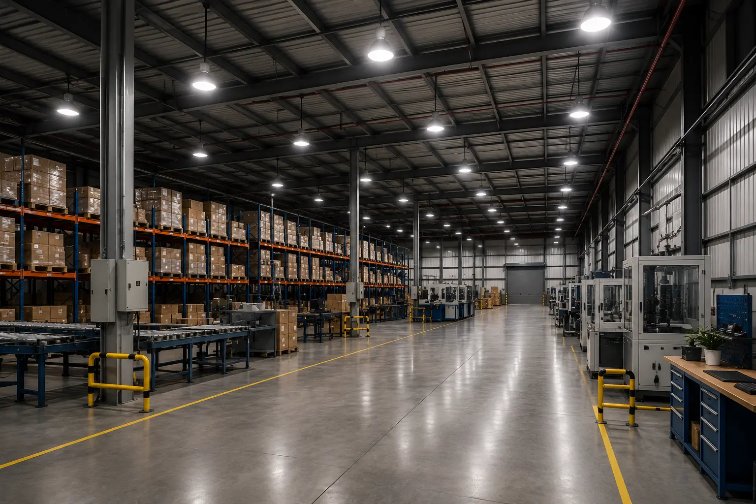 Industrial lighting by Rayna Industries